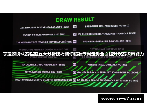 掌握欧协联赛程的五大分析技巧助你精准预判走势全面提升观赛决策能力 掌握欧协联赛程的五大分析技巧助你精准预判走势全面提升观赛决策能力