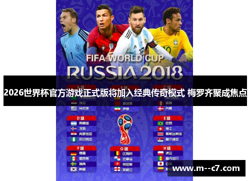 2026世界杯官方游戏正式版将加入经典传奇模式 梅罗齐聚成焦点 2026世界杯官方游戏正式版将加入经典传奇模式 梅罗齐聚成焦点